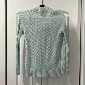 Croft & Barrow Mint Knitted Sweater Size small